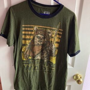 Fifth Sun Star Wars Kids Olive Graphic Tee
